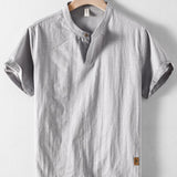 Men’s Grandad Collar Polo