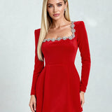 Ladies’ Velvet Evening Dress