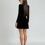 Ladies’ Velvet Evening Dress