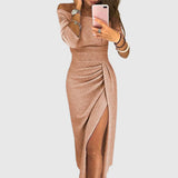 Ladies’ Off-Shoulder Midi Dress