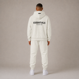 Men's Premium Comfort Set – Hoodie & Jogging Trousers – Cream