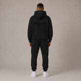 Men's Premium Comfort Set – Hoodie & Jogging Trousers – Black