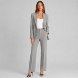 Tailored Peak Lapel Blazer and Trouser Two-Piece Set