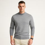 Men's Plain Knit Regular Fit Pullover