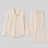 Men's Lightweight Linen Two Piece Shirt Set