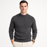 Men's Plain Knit Regular Fit Pullover