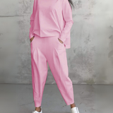 Women's Two Piece Knit Lounge Set