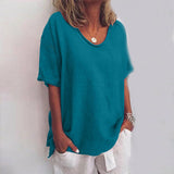 Women's Oversized V-Neck T-Shirt