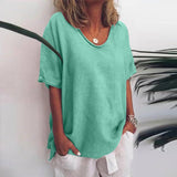 Women's Oversized V-Neck T-Shirt