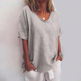 Women's Oversized V-Neck T-Shirt