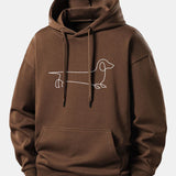 Dachshund Printed Hoodie