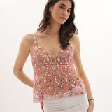 Women's Sequin Sleeveless Tank Top