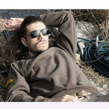 Men's Outdoor Fleece Sweater with Half Zip