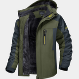 Men's Waterproof Lined Jacket with Chest Pocket
