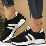 Women's Flat Lace-Up Cushioned Everyday Sneakers