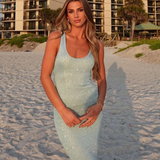 Ladies’ Sleeveless Knit Maxi Dress