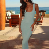 Ladies’ Sleeveless Knit Maxi Dress