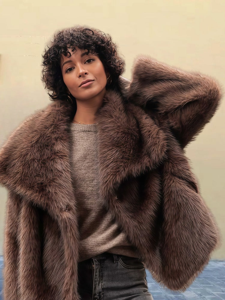 Ladies’ Faux Fur Jacket