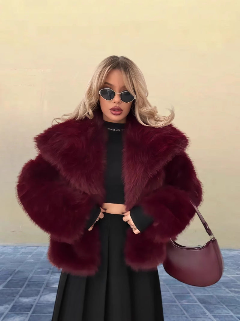 Ladies’ Faux Fur Jacket