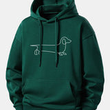 Dachshund Printed Hoodie