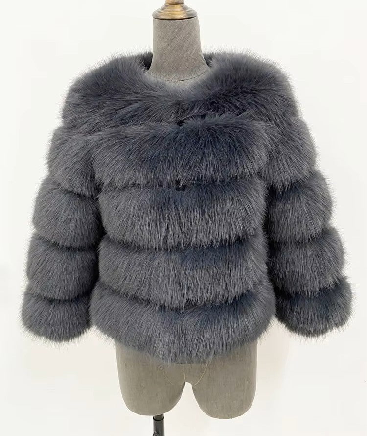 Ladies’ Faux Fur Jacket