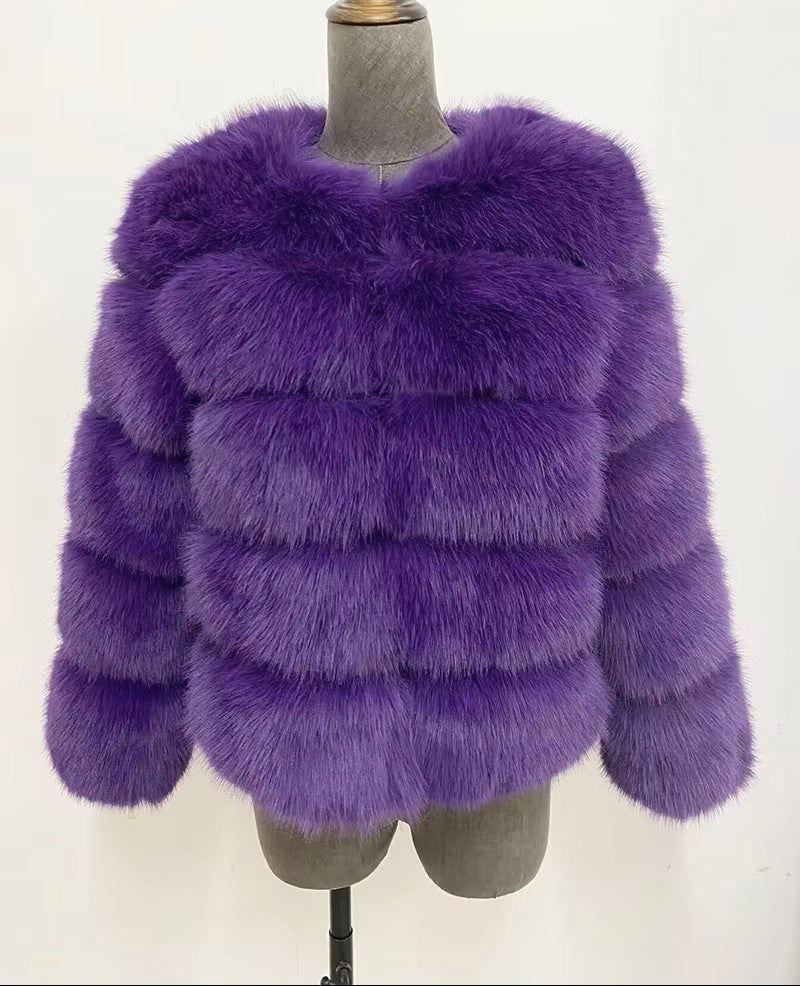 Ladies’ Faux Fur Jacket