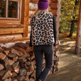 Ladies’ Leopard Print Teddy Gilet
