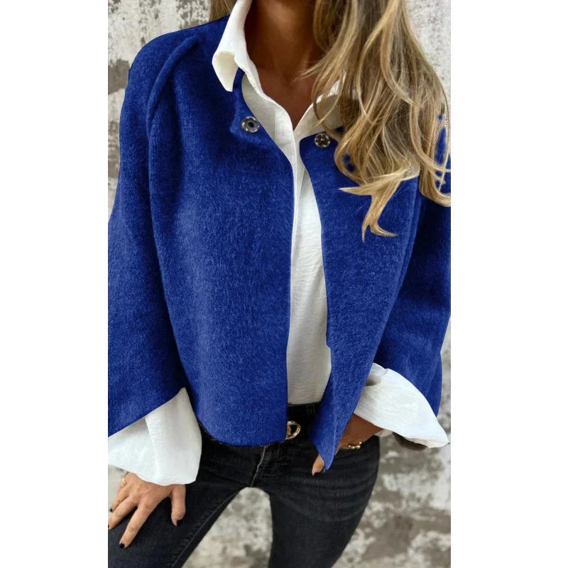 Women’s Taupe Cropped Jacket