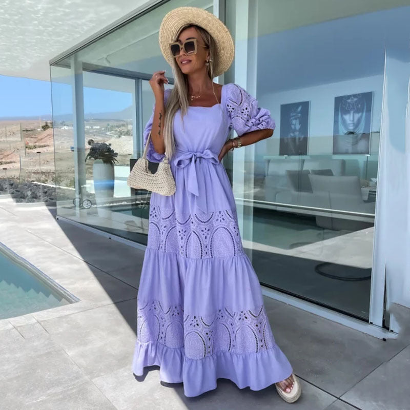 Women’s Off-Shoulder Maxi Dress