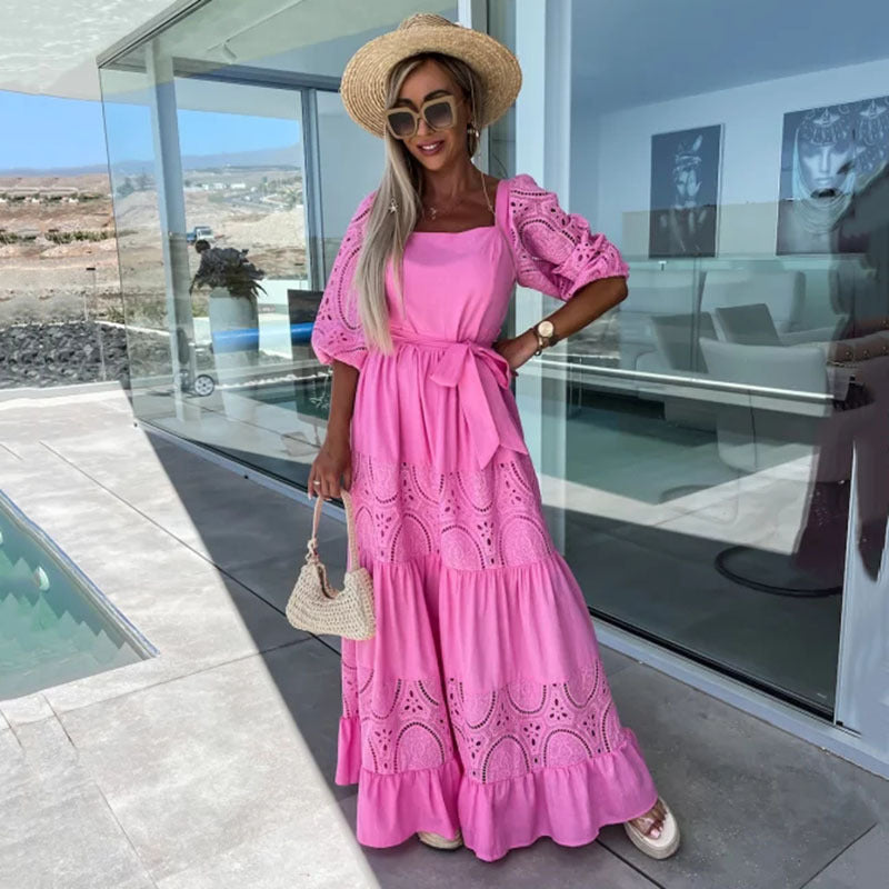 Women’s Off-Shoulder Maxi Dress