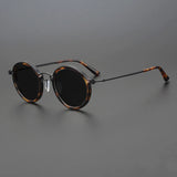 Round Metal Frame Polarized Sunglasses