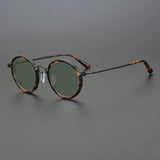Round Metal Frame Polarized Sunglasses