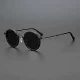 Round Metal Frame Polarized Sunglasses