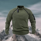 Men's Outdoor Fleece Sweater with Half Zip