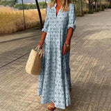 Ladies’ Puff Sleeve Maxi Dress