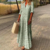 Ladies’ Puff Sleeve Maxi Dress