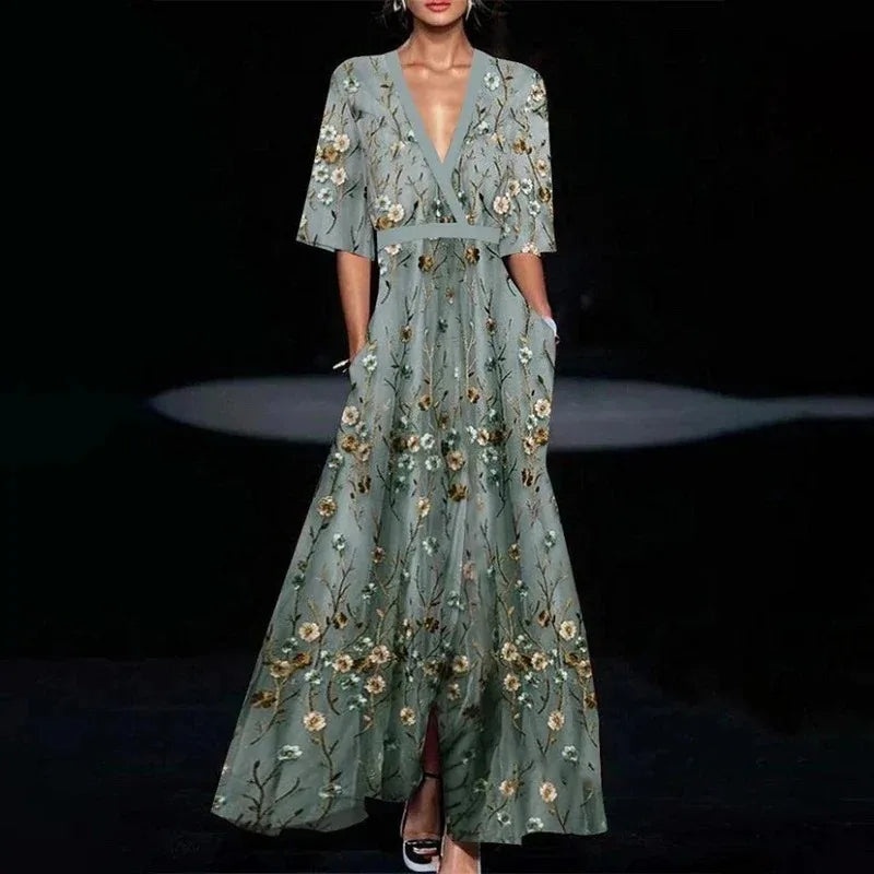 Ladies’ Floral Maxi Dress