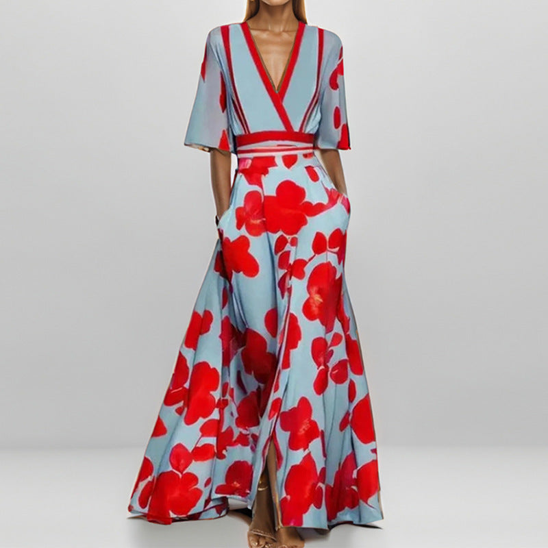 Ladies’ Floral Maxi Dress