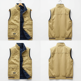 Men's Premium Cotton Five-Pocket Gilet