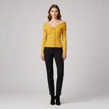 Women's Off Shoulder Button Front Top