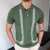 Men’s Striped Polo Shirt