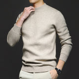 Men's Plain Knit Regular Fit Pullover