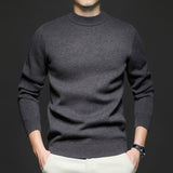 Men's Plain Knit Regular Fit Pullover