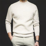 Men's Plain Knit Regular Fit Pullover