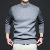 Men's Plain Knit Regular Fit Pullover