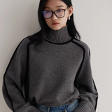 Women's Lightweight Brown Autumn Relaxed Fit Jumper