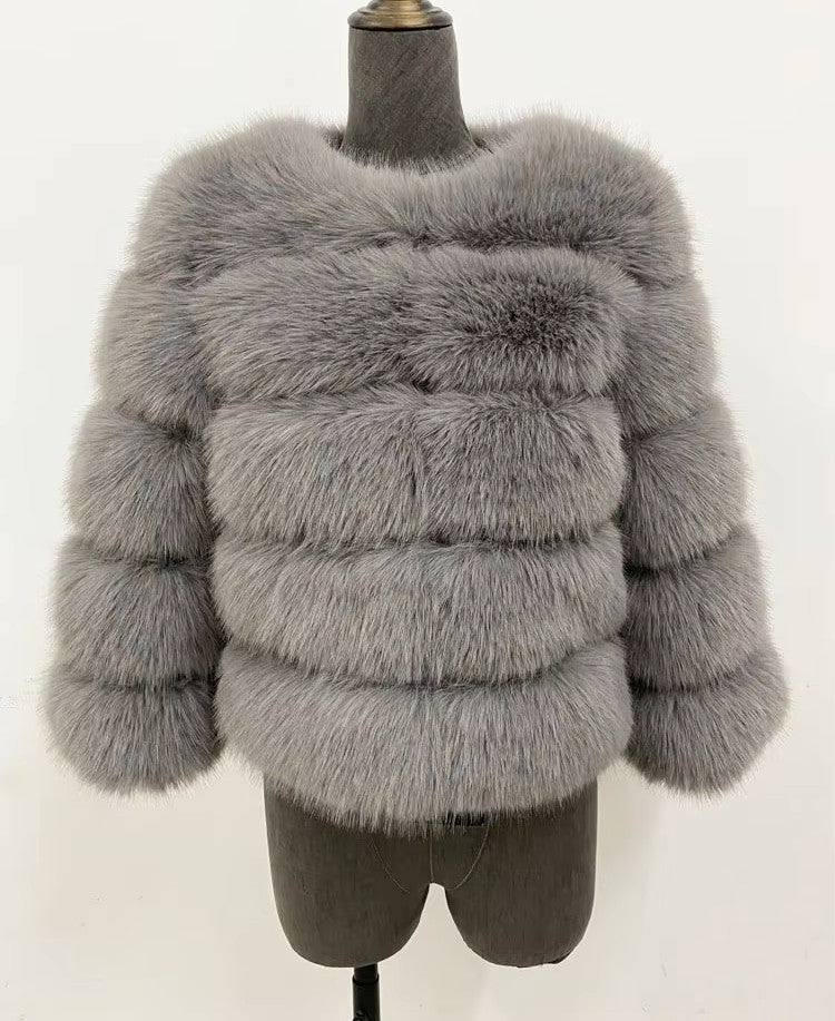 Ladies’ Faux Fur Jacket