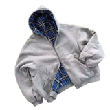 Ladies’ Zip-Up Hooded Cardigan