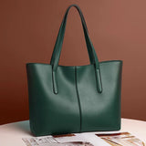 Large Structured Tote Shoulder Bag