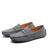 Italian-Style Suede Loafers with Soft Lining